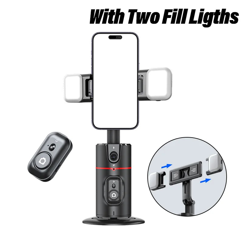 AI Auto-Tracking Phone Gimbal – Steady Videos for Content Creators
