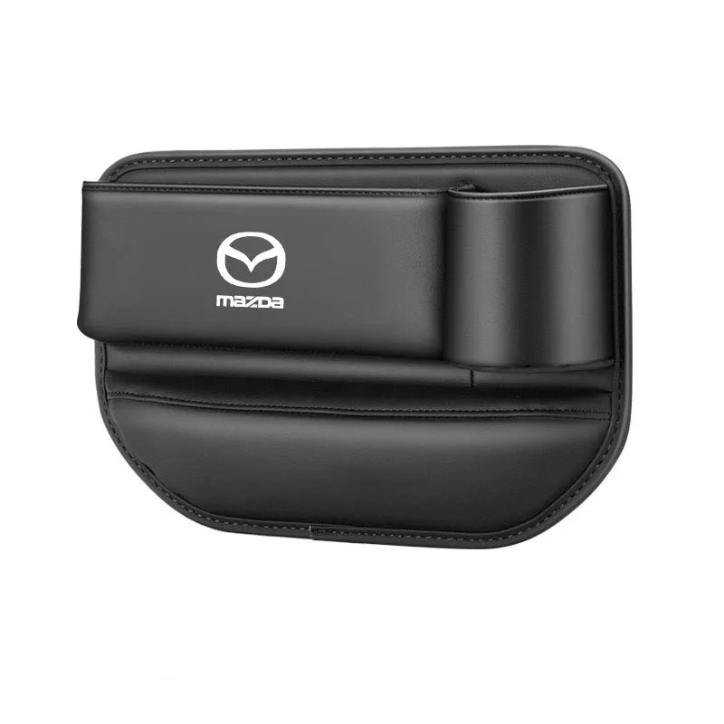 Car Seat Gap Filler – Leather Storage Box with Cup Holder