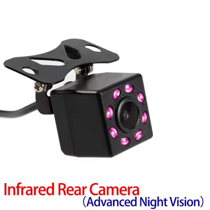 HD Waterproof CCD Rear View Camera with 8 LED Night Vision for Enhanced Reversing and Parking Assistance