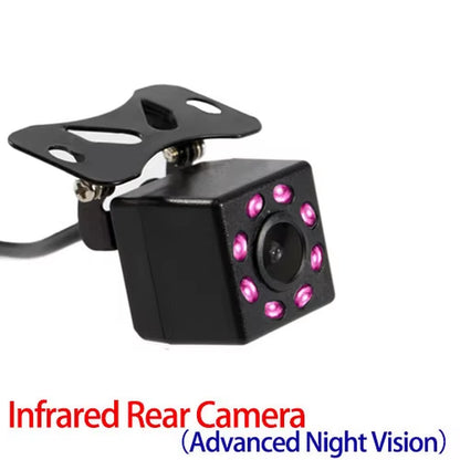 HD Waterproof CCD Rear View Camera with 8 LED Night Vision for Enhanced Reversing and Parking Assistance
