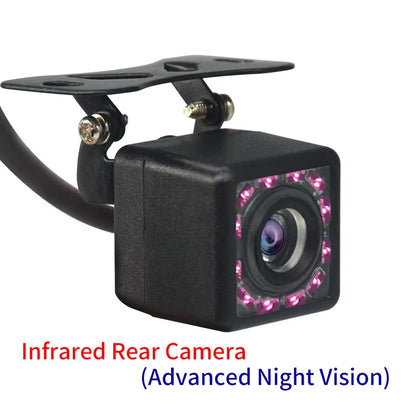 HD Waterproof CCD Rear View Camera with 8 LED Night Vision for Enhanced Reversing and Parking Assistance