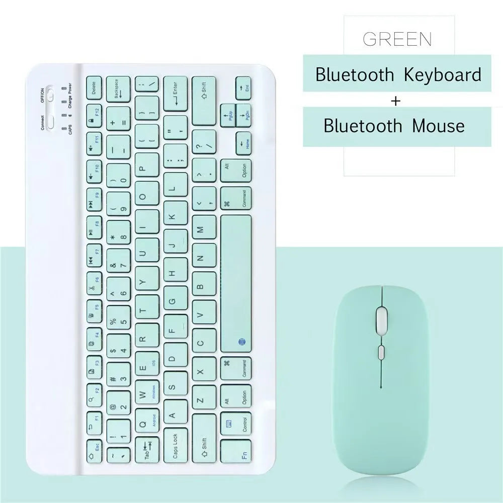 Wireless Mini Keyboard and Mouse Combo – 10-Inch Compact