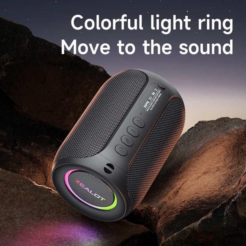 Waterproof Bluetooth Speaker with Subwoofer – Outdoor Sound