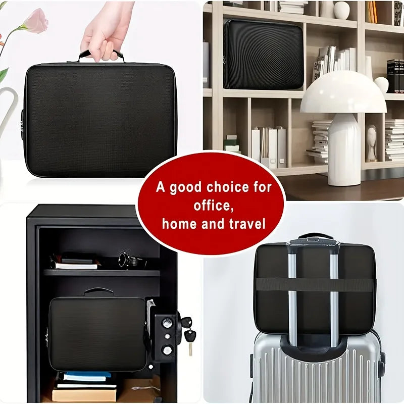 Fireproof Document Bag – Waterproof Safe Storage for Important Papers