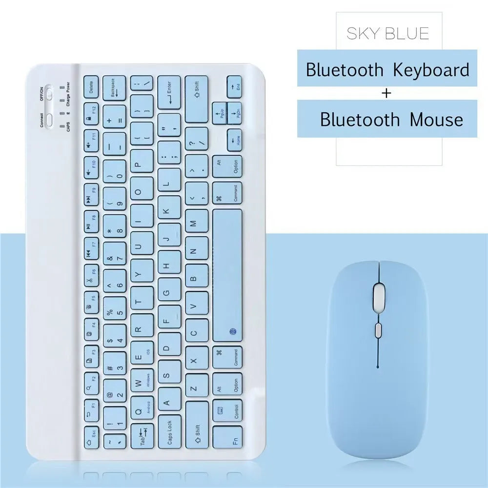 Wireless Mini Keyboard and Mouse Combo – 10-Inch Compact