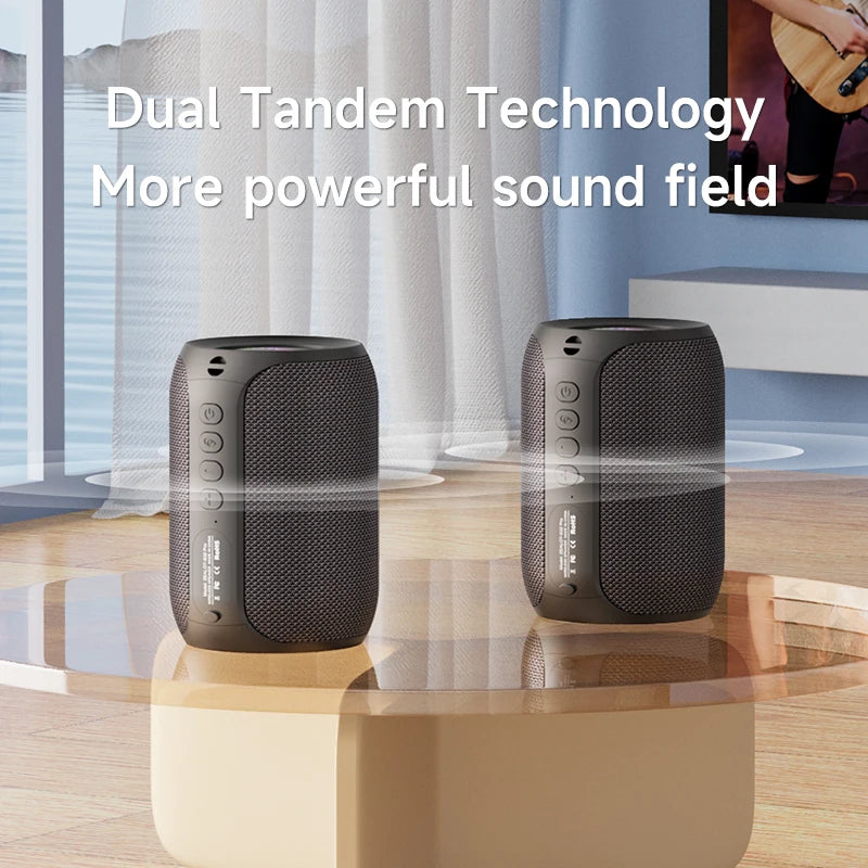 Waterproof Bluetooth Speaker with Subwoofer – Outdoor Sound