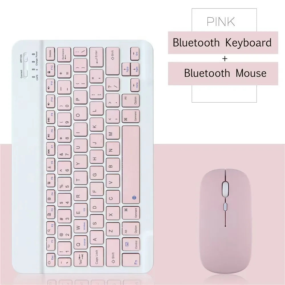 Wireless Mini Keyboard and Mouse Combo – 10-Inch Compact