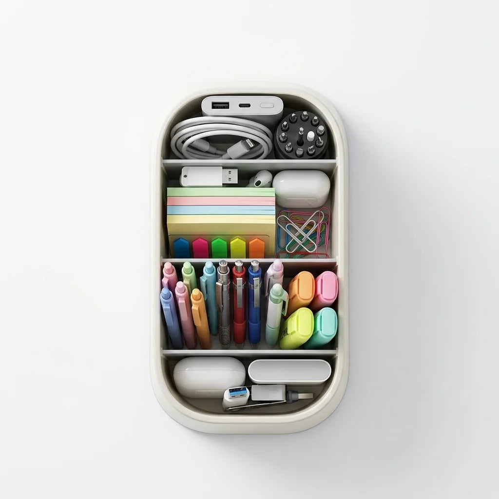 Multifunctional Desktop Organizer – Keys, Remote, and Pen Holder