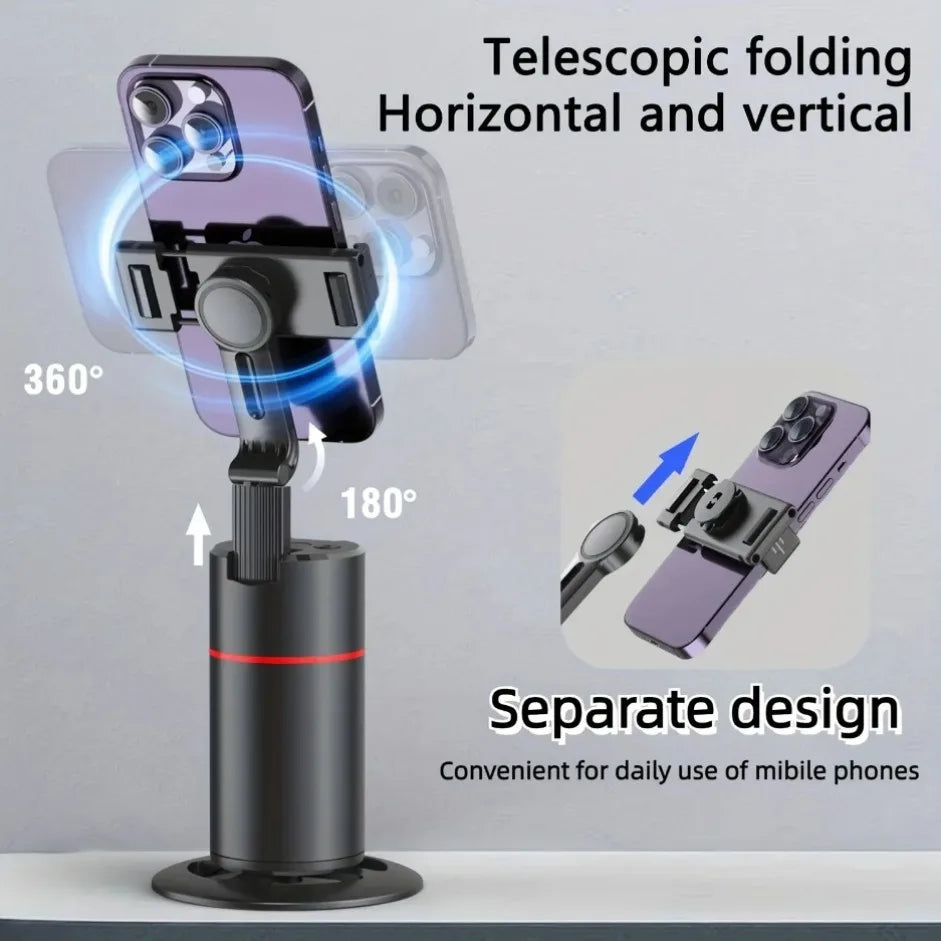 AI Auto-Tracking Phone Gimbal – Steady Videos for Content Creators