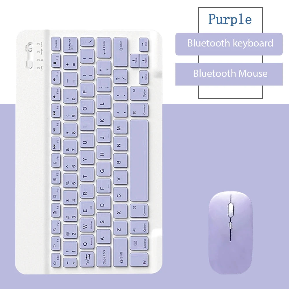 Wireless Mini Keyboard and Mouse Combo – 10-Inch Compact