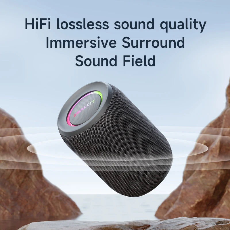 Waterproof Bluetooth Speaker with Subwoofer – Outdoor Sound