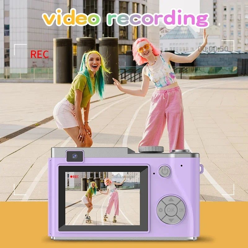 4K Digital Camera for Kids – 48MP Vlogging Camera with 2.4-Inch Screen