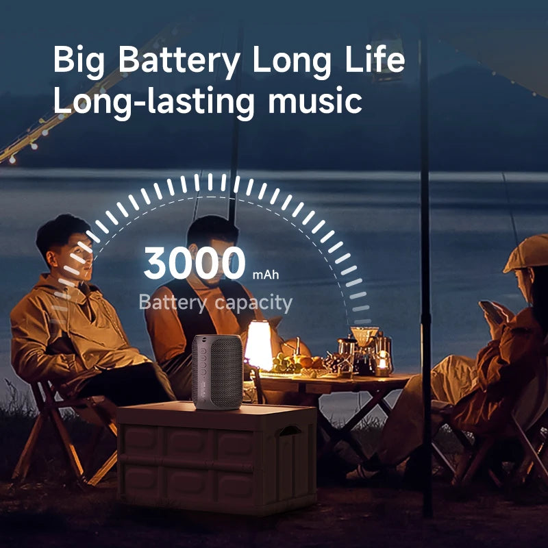 Waterproof Bluetooth Speaker with Subwoofer – Outdoor Sound