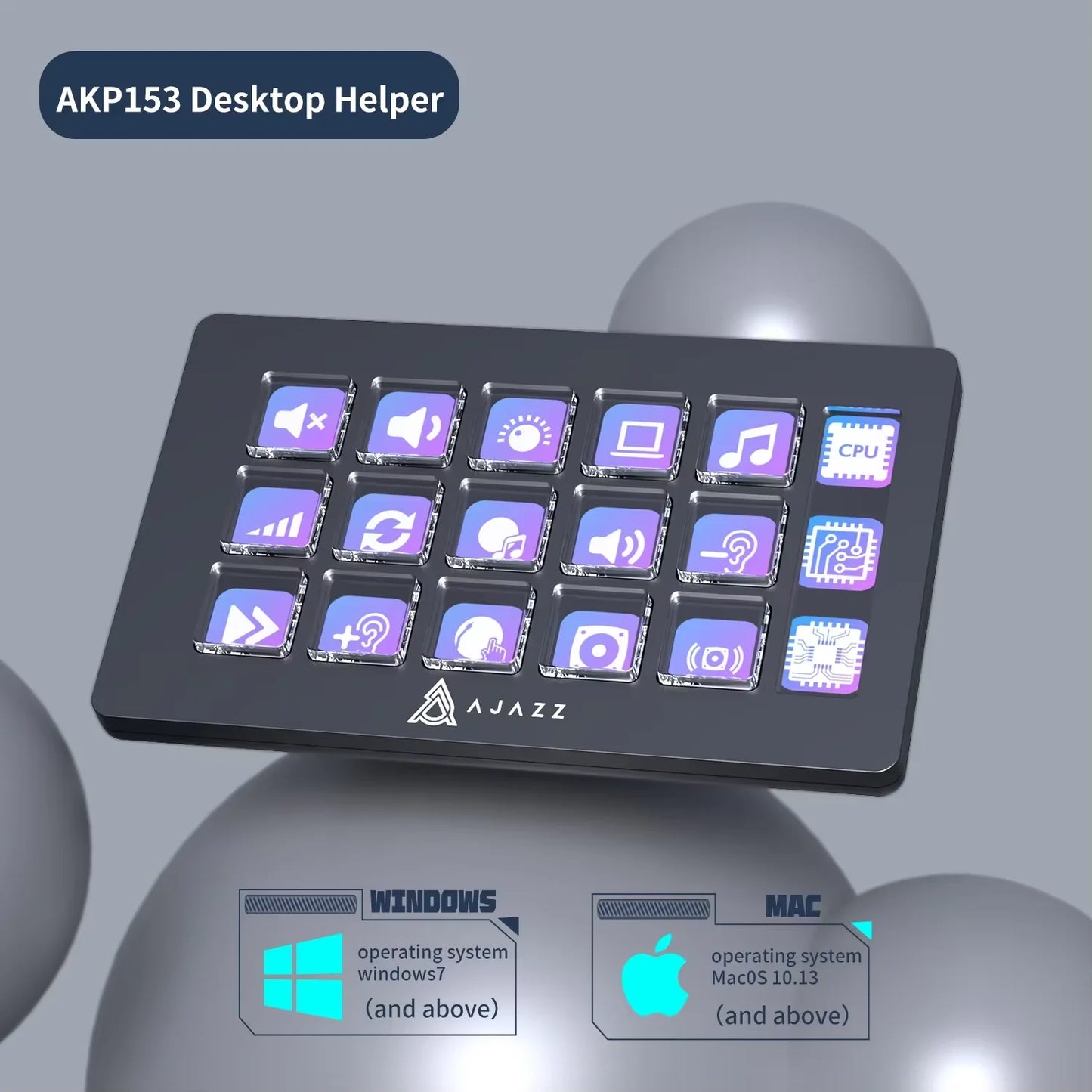 Programmable Mini Mechanical Keyboard – Macro Keys for Gaming