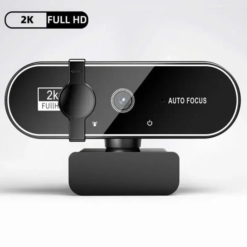 4K Webcam with Autofocus and Microphone – HD Streaming Camera