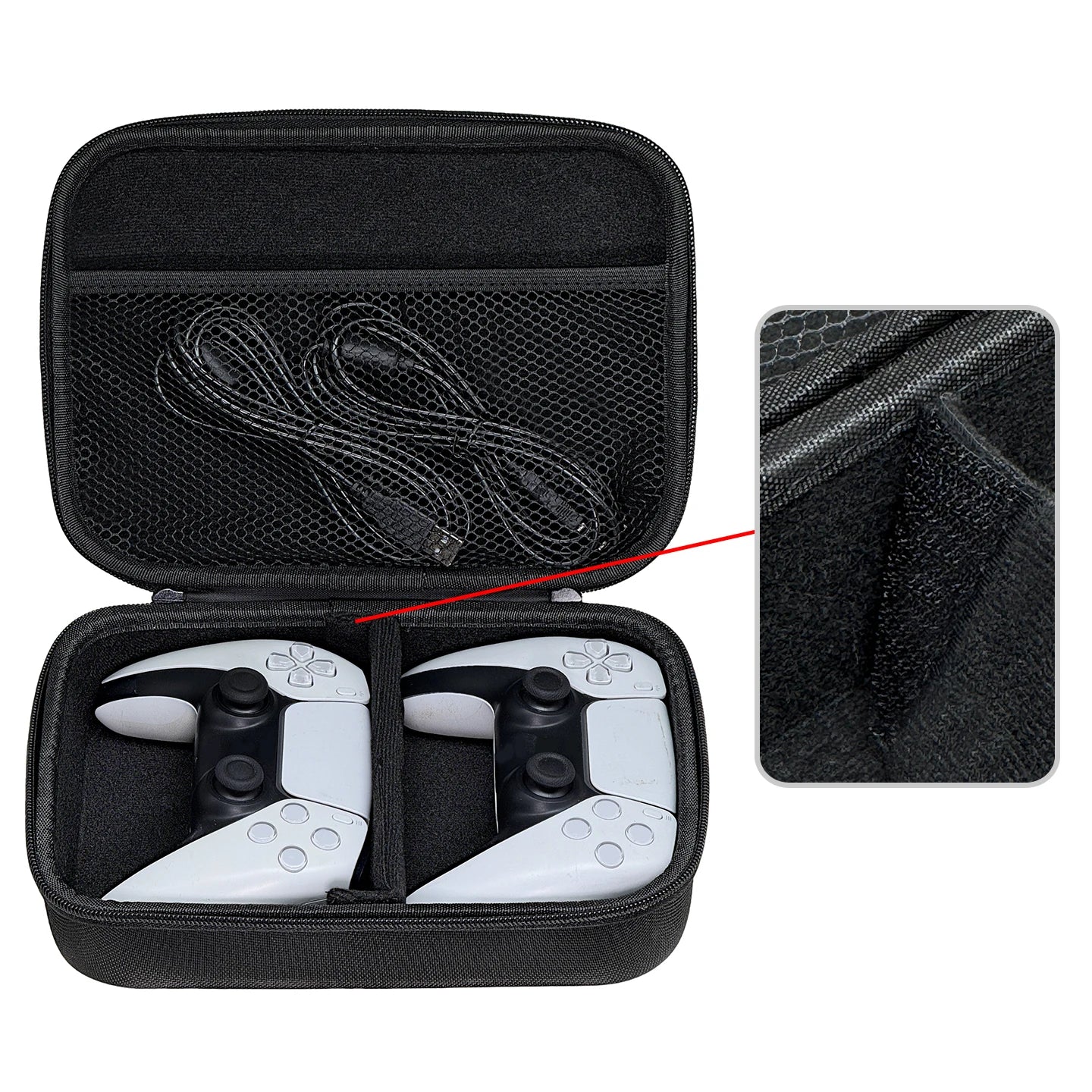 PS5 Controller Storage Box – Portable Dual Controller Holder