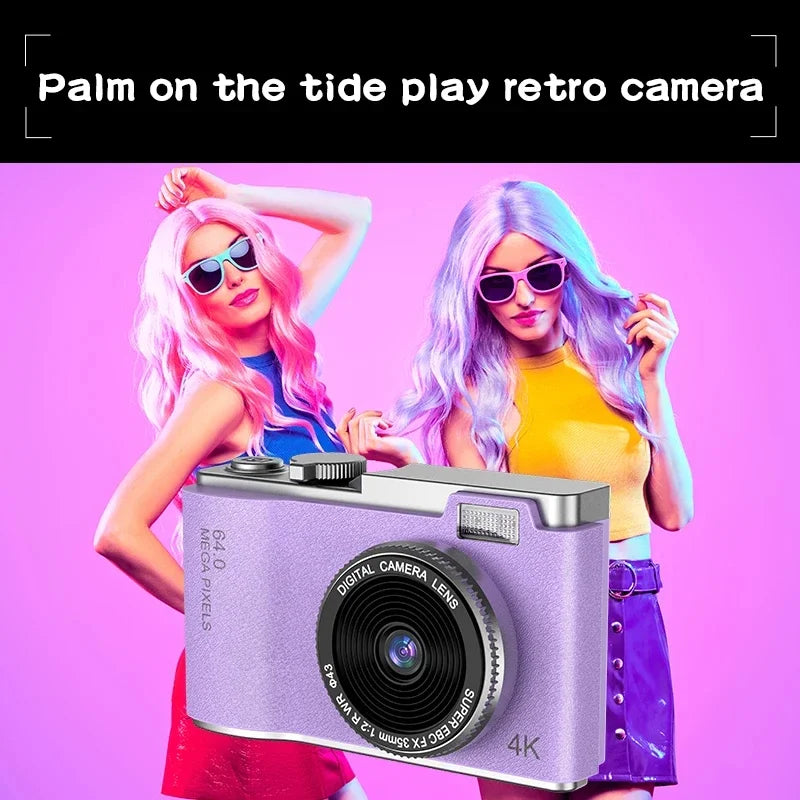 4K Digital Camera for Kids – 48MP Vlogging Camera with 2.4-Inch Screen