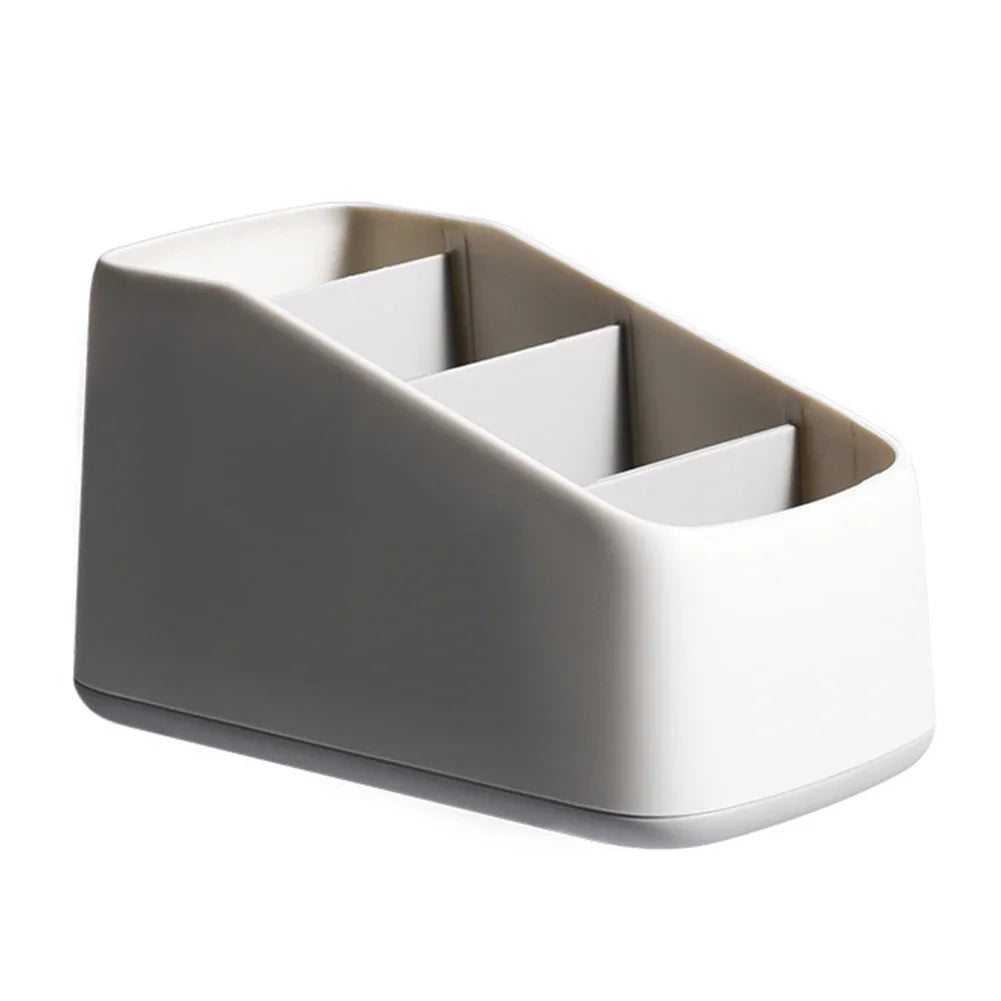 Remote Control Holder – 4-Slot Desktop Organizer for TV Remotes