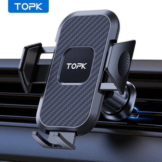 Auto-Locking Car Phone Mount – Fits Any Air Vent