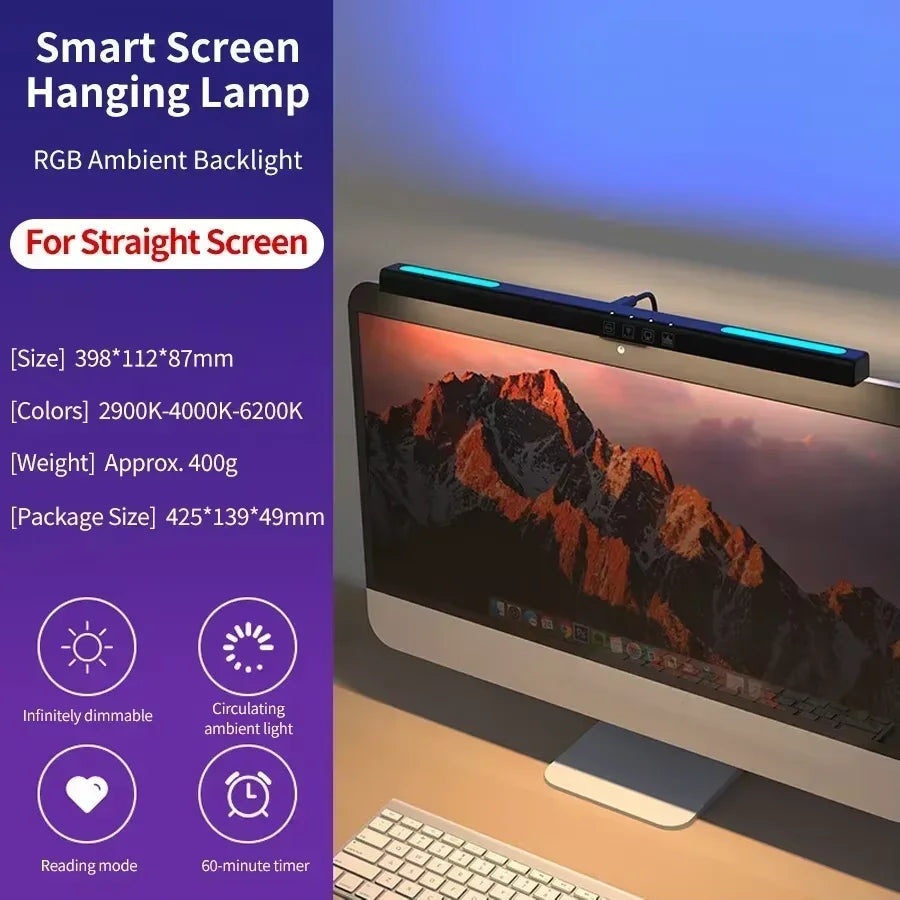 Monitor Light Bar – Glare-Free Desk Lamp for Screens