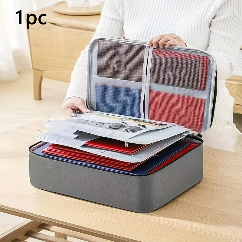 Fireproof Document Bag – Waterproof Safe Storage for Important Papers