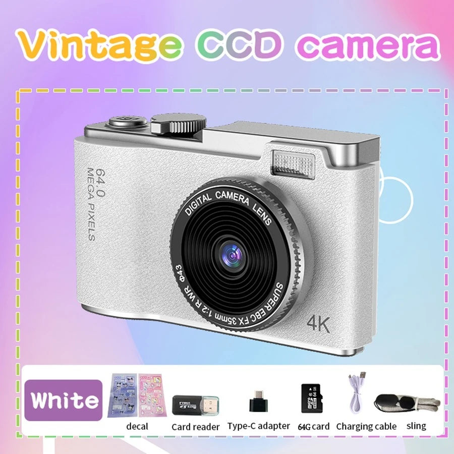 4K Digital Camera for Kids – 48MP Vlogging Camera with 2.4-Inch Screen