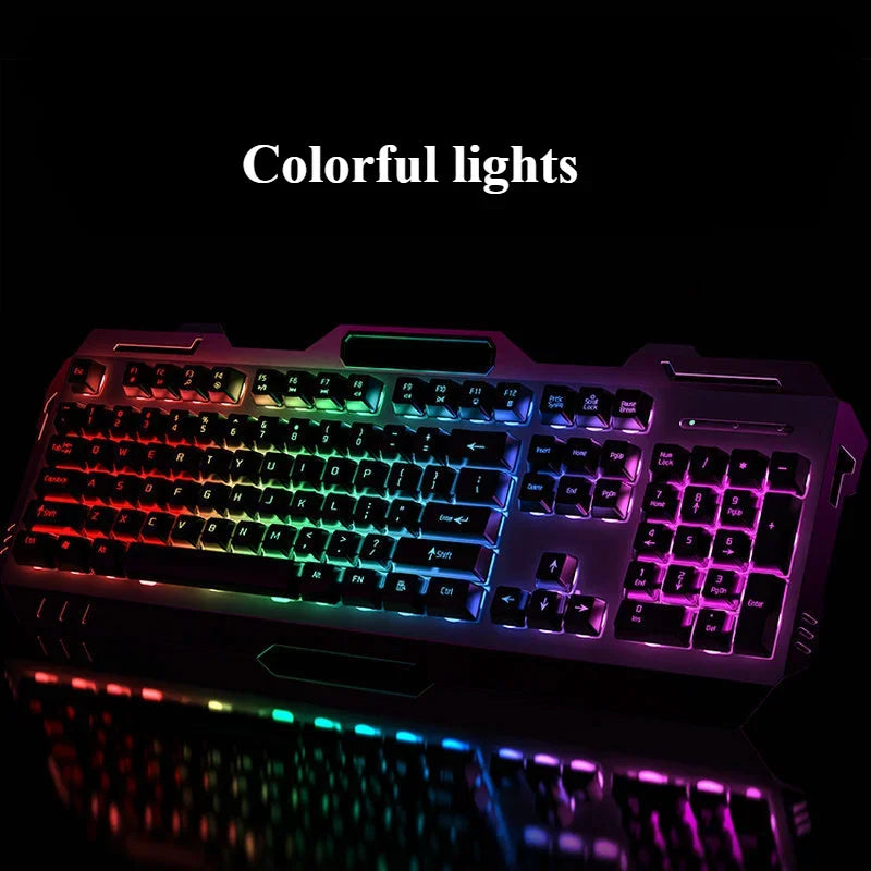 RGB Backlit Gaming Keyboard with Wrist Rest