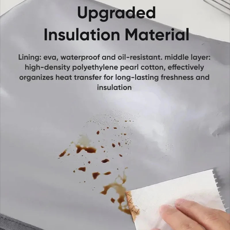 Insulated Lunch Bag – Portable Thermal Meal Carrier with Ice Pack
