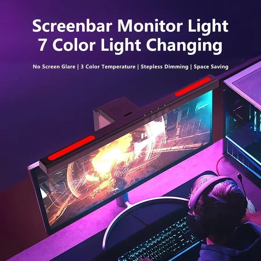 Monitor Light Bar – Glare-Free Desk Lamp for Screens