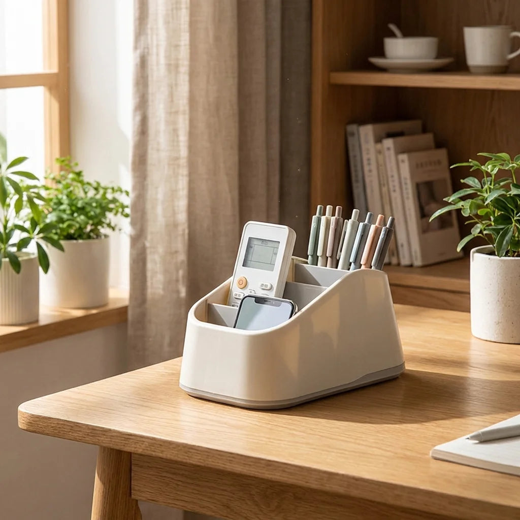 Multifunctional Desktop Organizer – Keys, Remote, and Pen Holder