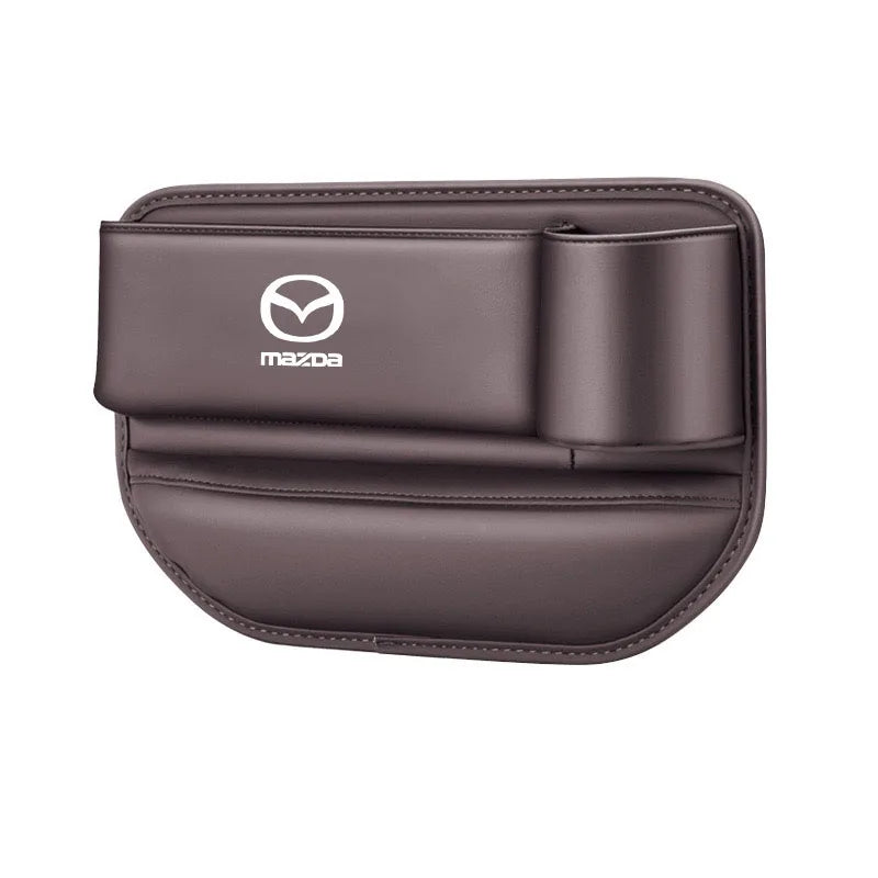 Car Seat Gap Filler – Leather Storage Box with Cup Holder