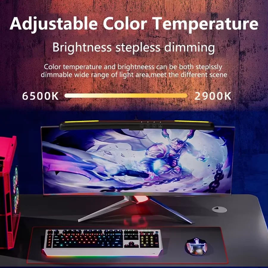 Monitor Light Bar – Glare-Free Desk Lamp for Screens