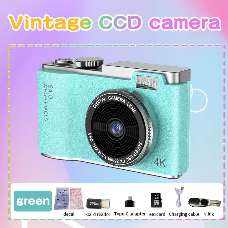 4K Digital Camera for Kids – 48MP Vlogging Camera with 2.4-Inch Screen
