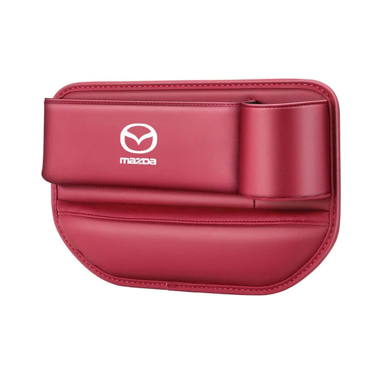 Car Seat Gap Filler – Leather Storage Box with Cup Holder