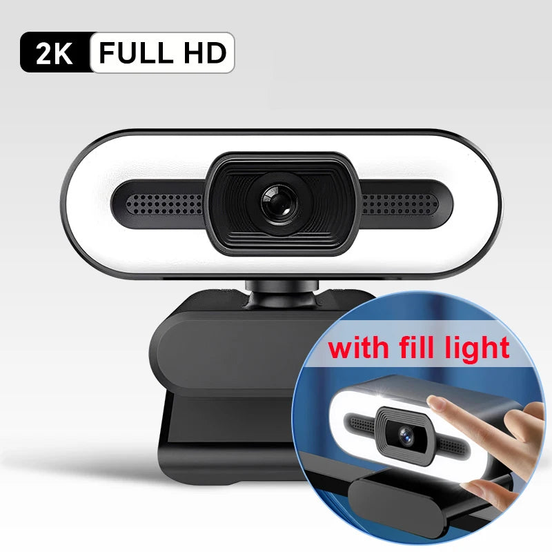 4K Webcam with Autofocus and Microphone – HD Streaming Camera