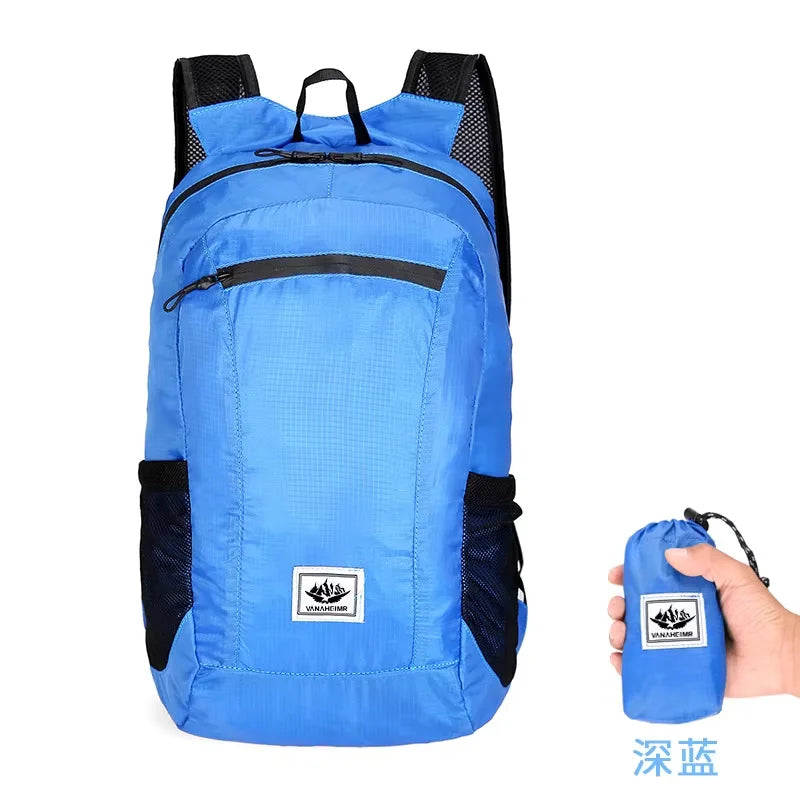 20L Foldable Backpack – Ultralight Packable Daypack for Travel