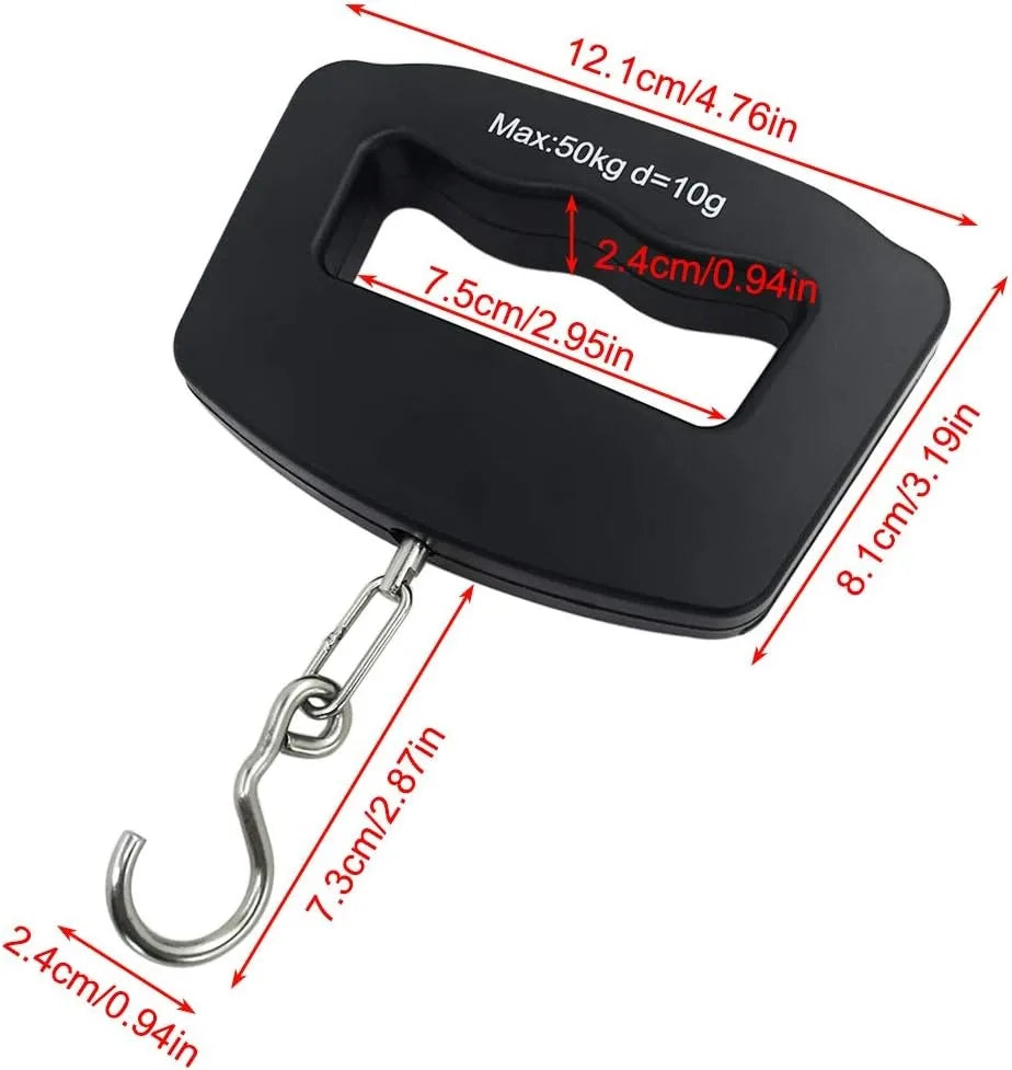 Digital Luggage Weight Scale – Portable Travel Scale up to 50kg
