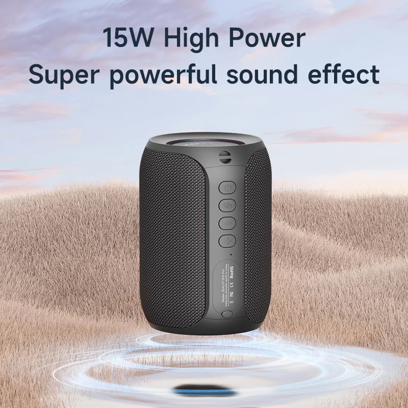 Waterproof Bluetooth Speaker with Subwoofer – Outdoor Sound