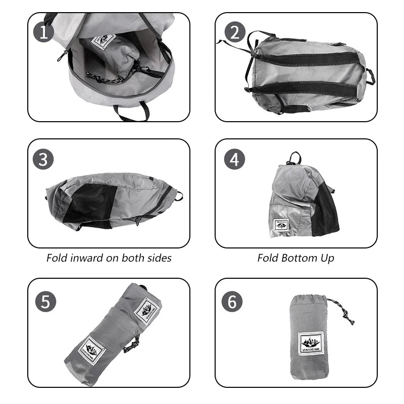 20L Foldable Backpack – Ultralight Packable Daypack for Travel