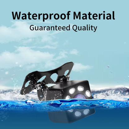 HD Waterproof CCD Rear View Camera with 8 LED Night Vision for Enhanced Reversing and Parking Assistance