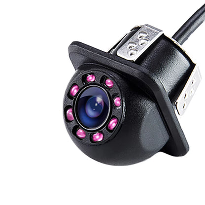 HD Waterproof CCD Rear View Camera with 8 LED Night Vision for Enhanced Reversing and Parking Assistance