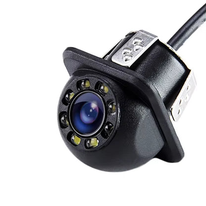HD Waterproof CCD Rear View Camera with 8 LED Night Vision for Enhanced Reversing and Parking Assistance
