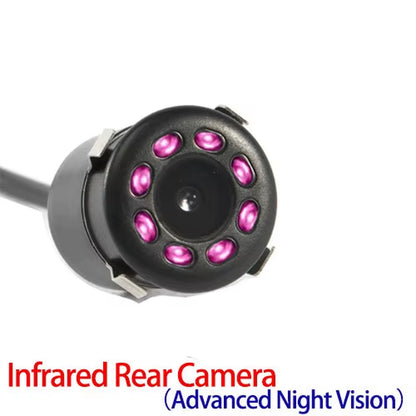HD Waterproof CCD Rear View Camera with 8 LED Night Vision for Enhanced Reversing and Parking Assistance